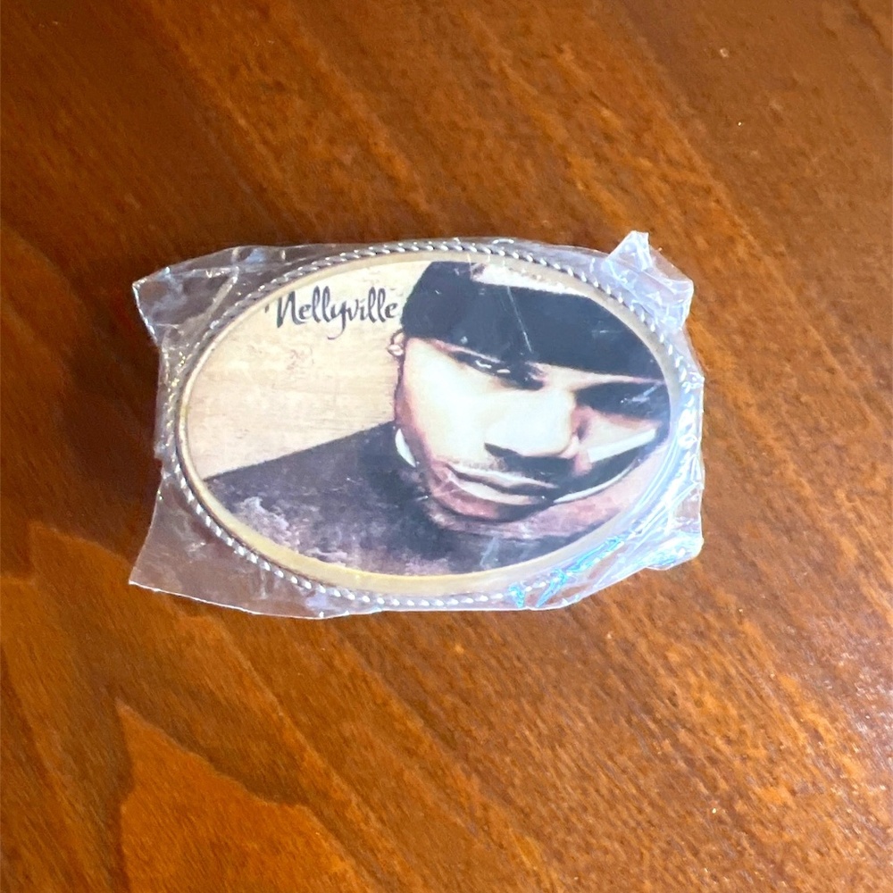 Y2K Nelly Nellyville Hip Hop R&B Belt Buckle Deadstock